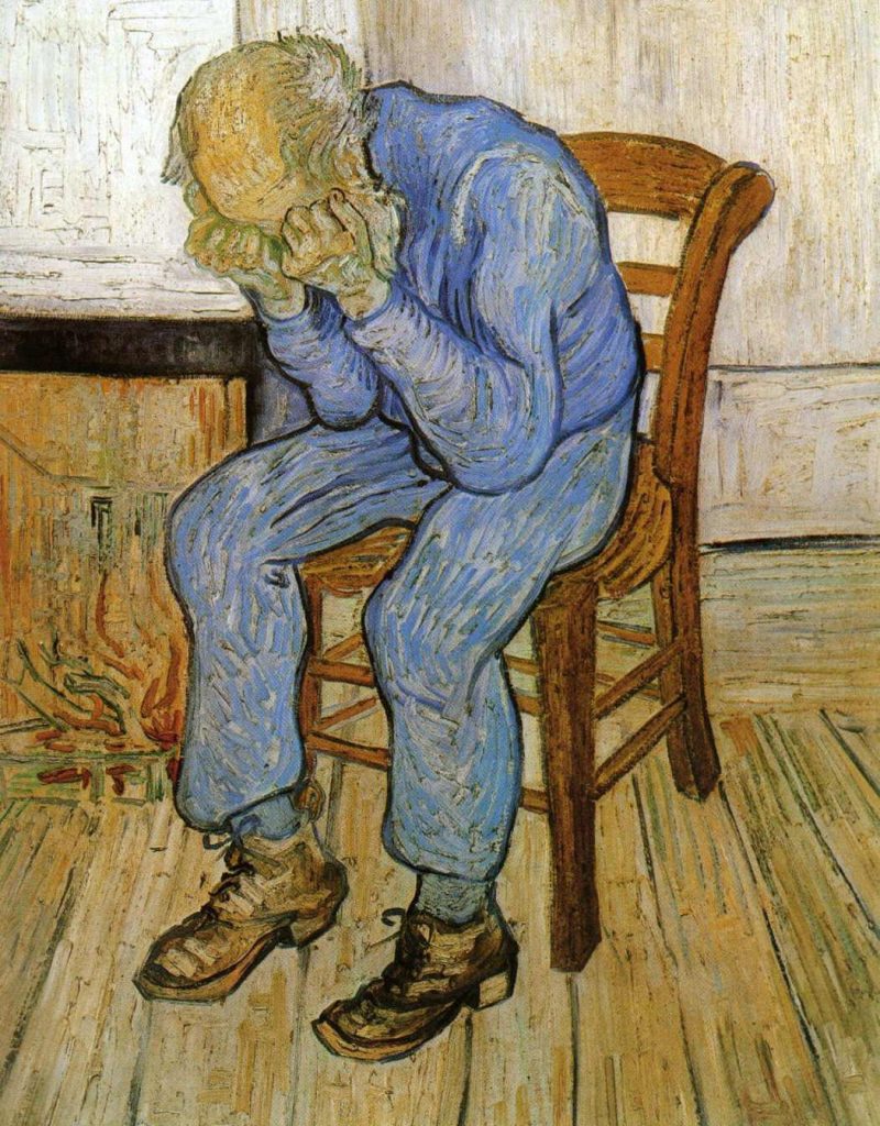 Old man in sorrow (On the Threshold of Eternity) (1890)